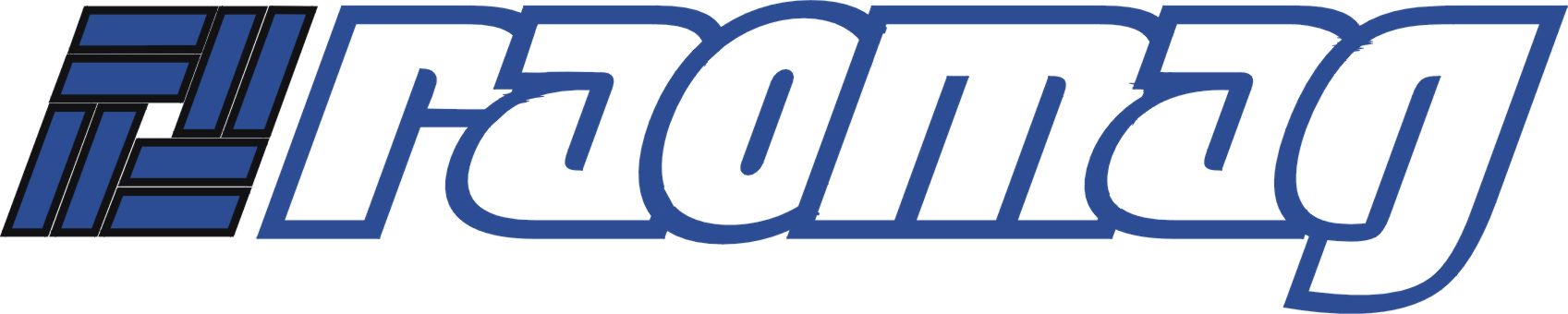 Raomag logo azul Raomag logo azul