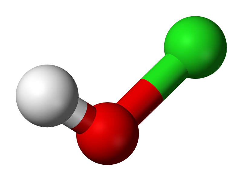 Hypochlorous-acid-3D-balls Hypochlorous-acid-3D-balls